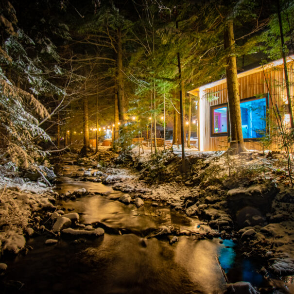 Sauna Zawoja – nowoczesna sauna fińska w Leśnym Spa nad potokiem Jałowieckim.