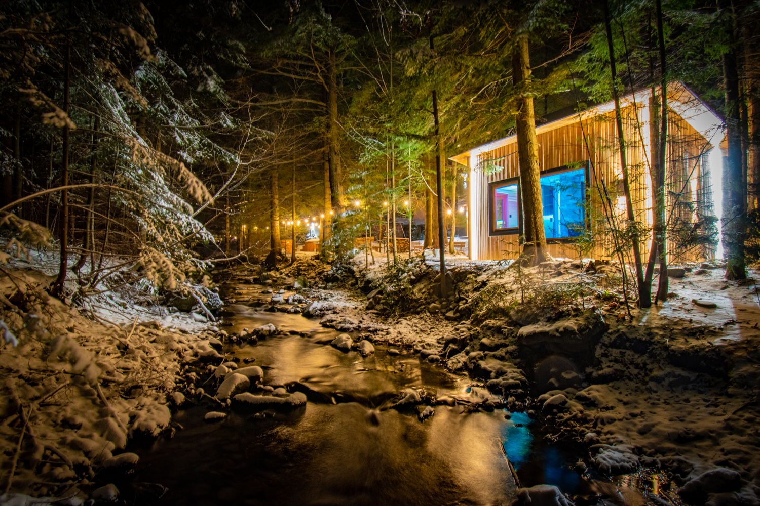 Sauna Zawoja – nowoczesna sauna fińska w Leśnym Spa nad potokiem Jałowieckim.